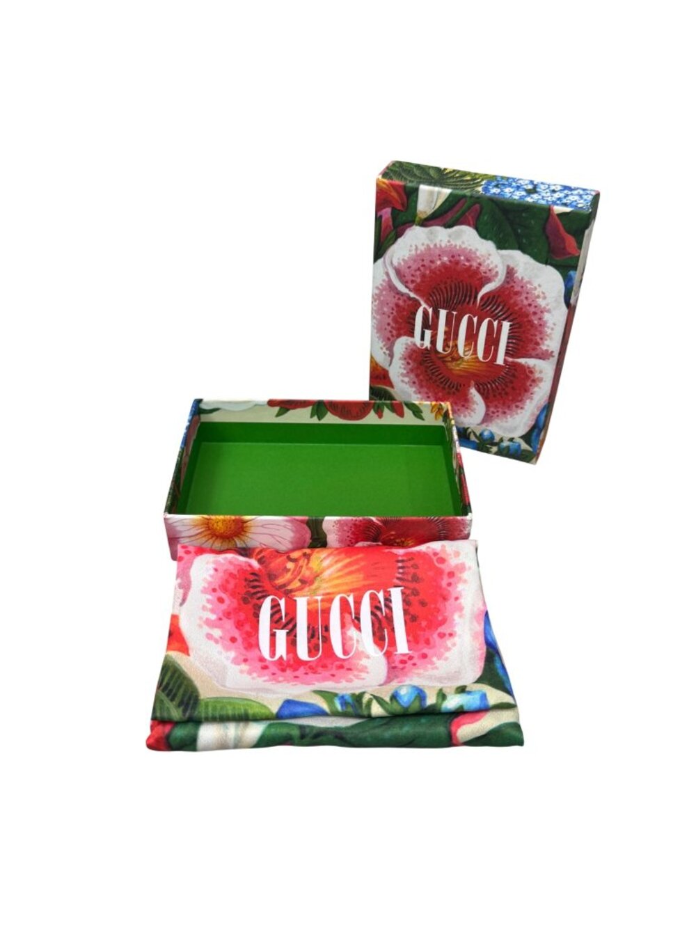 Gucci Floral Gift Box SetDust Bag 5.25x3.75x1.5 Flower Jewelry Bracelet Necklace